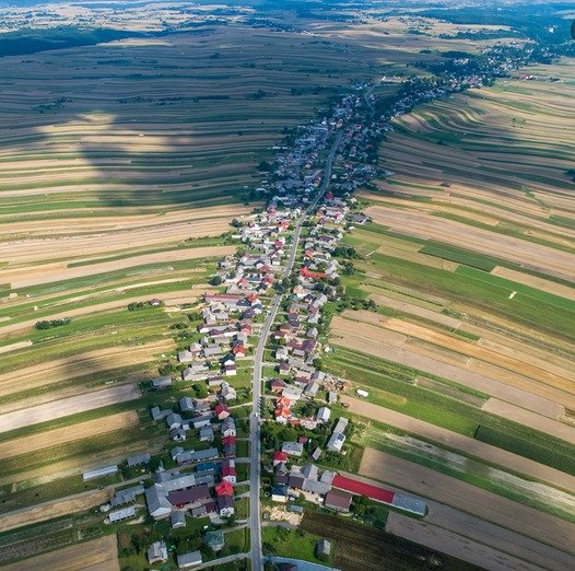 All 6,000 people in this town live on one street, and it looks just as unusual as you might imagine.