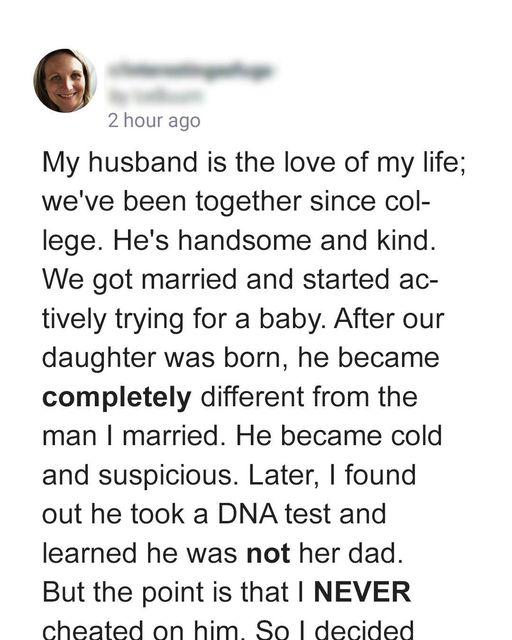Man Learns Daughter Isn’t His After DNA Test But His Wife Never Cheated On Him