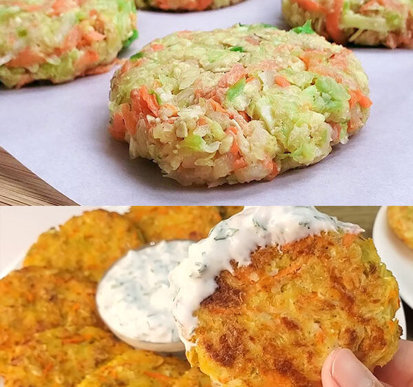 Fresh Cabbage and Carrot Patties Recipe