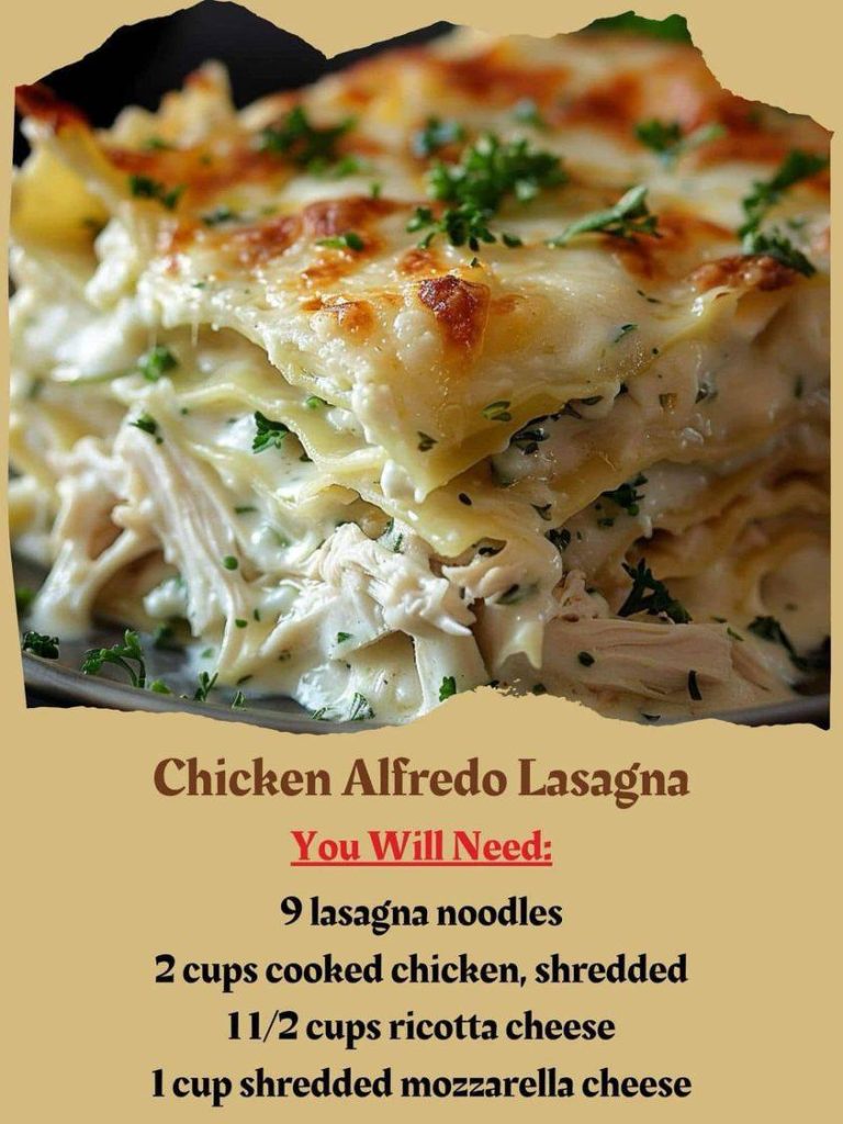 Chicken Alfredo Lasagna