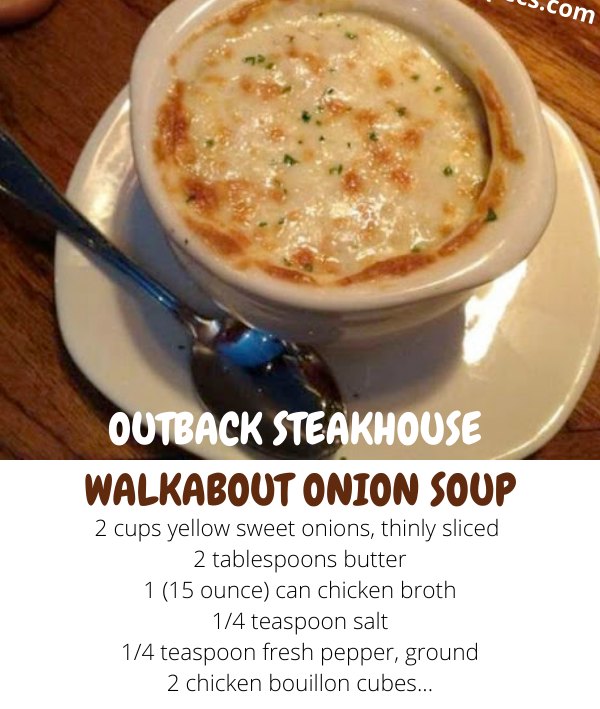 OUTBACK STEAKHOUSE WALKABOUT ONION SOUP