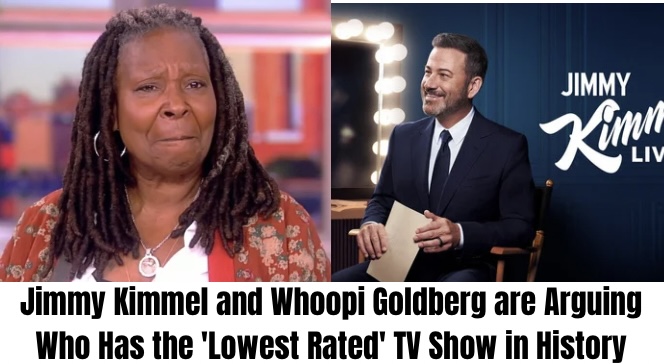 Jimmy Kimmel and Whoopi Goldberg are Arguing Who Has the ‘Lowest Rated’ TV Show in History