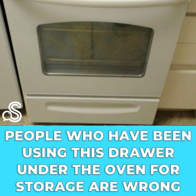 People Who Have Been Using This Drawer Under The Oven For Storage Are Wrong