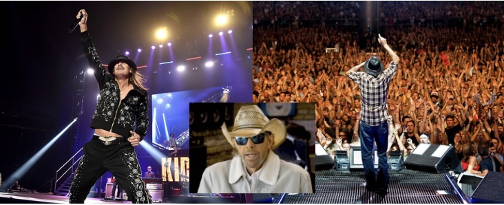 Breaking: Kid Rock’s Homage to Toby Keith Shatters Records, Outdrawing Taylor Swift’s Largest Concert
