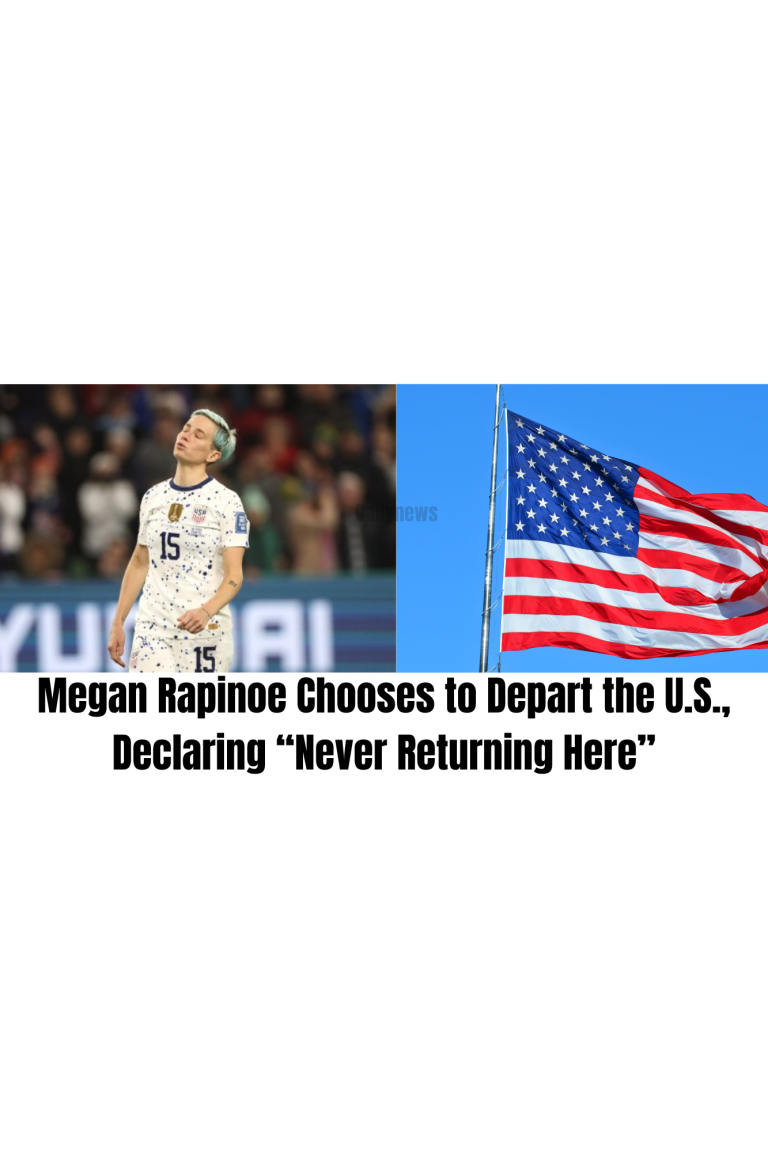 “Never Returning Here”: Megan Rapinoe Books Tickets to Depart America