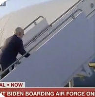 Yikes: Joe Biden Trips AGAIN While Boarding Air Force One In Alabama