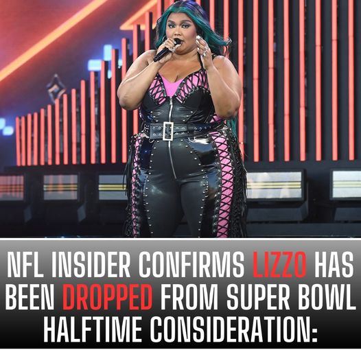 NFL Insider Confirms Lizzo Has Been Dropped From Super Bowl Halftime Consideration