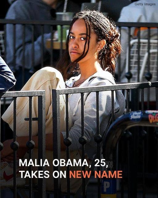 Malia Obama Goes On With A “New Name” In Her Career