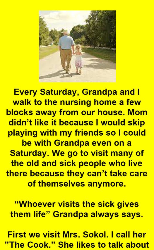 Mom Is Wary When Grandpa Took Her Daughter To The Nursing Home Every Week