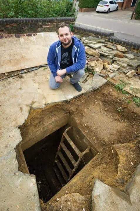 Man kept hearing strange noises under driveway, it led to an astounding discovery