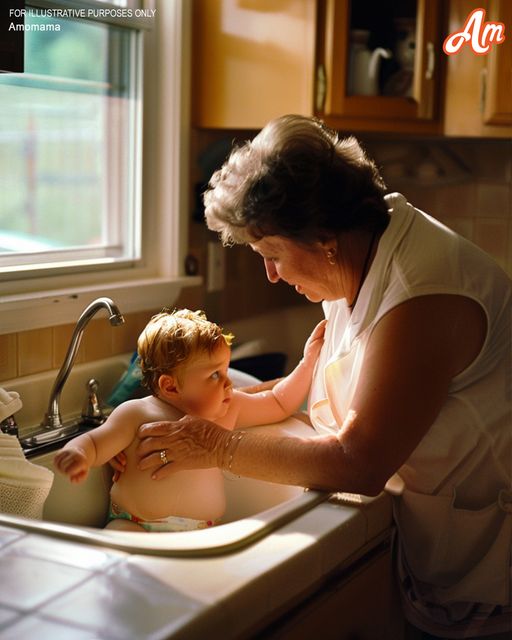 I was HORRIFIED to see my MIL bathing my son in a sink, WHERE WE WASH THE DISHES