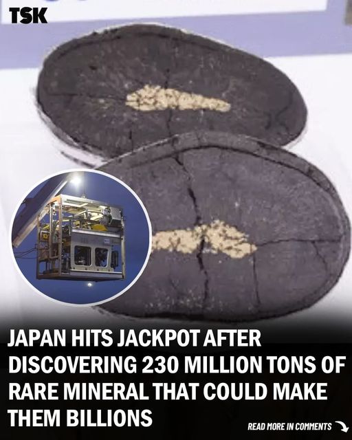 Japan Discovers 230 Million Tons of Rare Mineral That’s Worth Billions