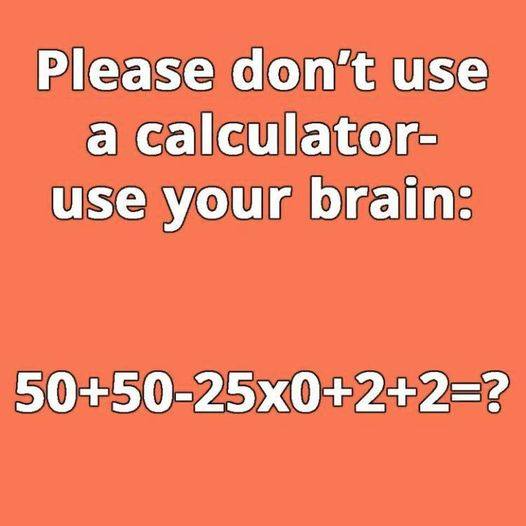 Please use your intelligence to solve this math test instead of a calculator.