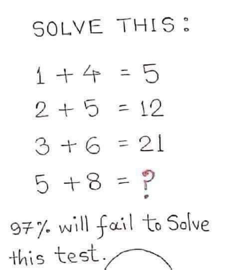 Can you solve this?