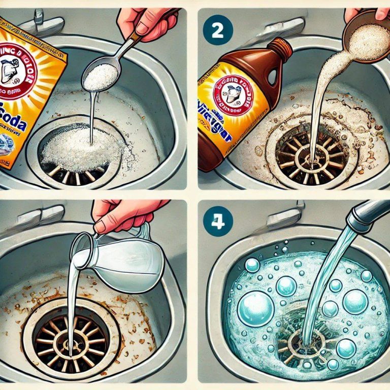 How to Unclog a Drain Using Baking Soda and Vinegar