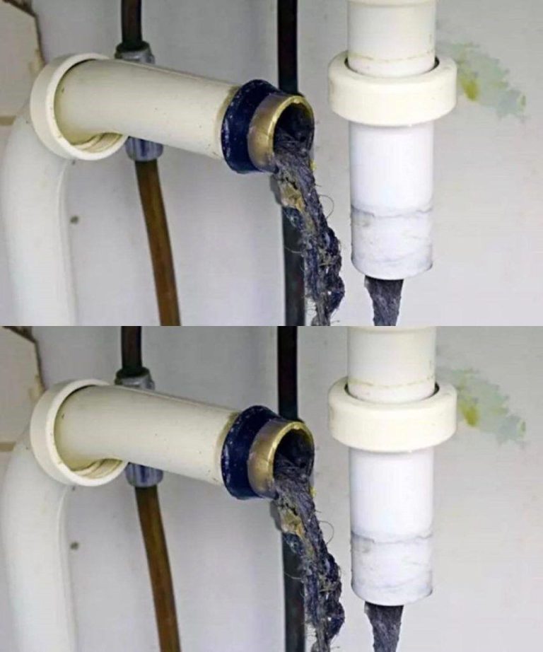 Here’s the secret to cleaning drain pipes, the plumbers’ method comes out