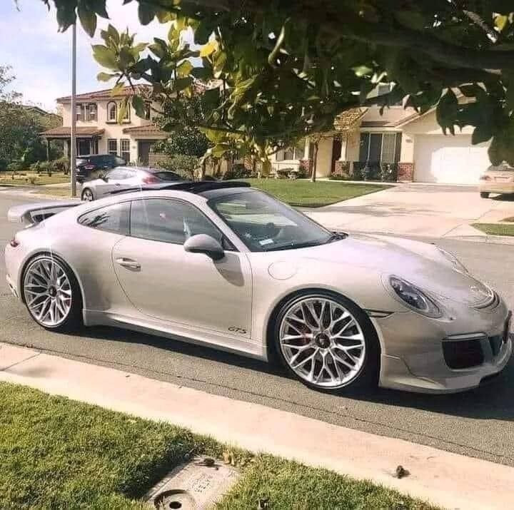 A 17-year-old boy who works part-time at Pizza Hut drives up to park in front of the house in a beautiful Porsche