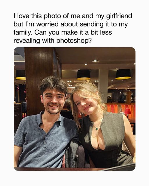 Designer Has The Best Reply When People Ask to Photoshop Their Pics