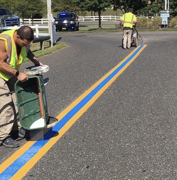 If You’ve Noticed A Blue Line Painted On The Street, Here’s What It Means