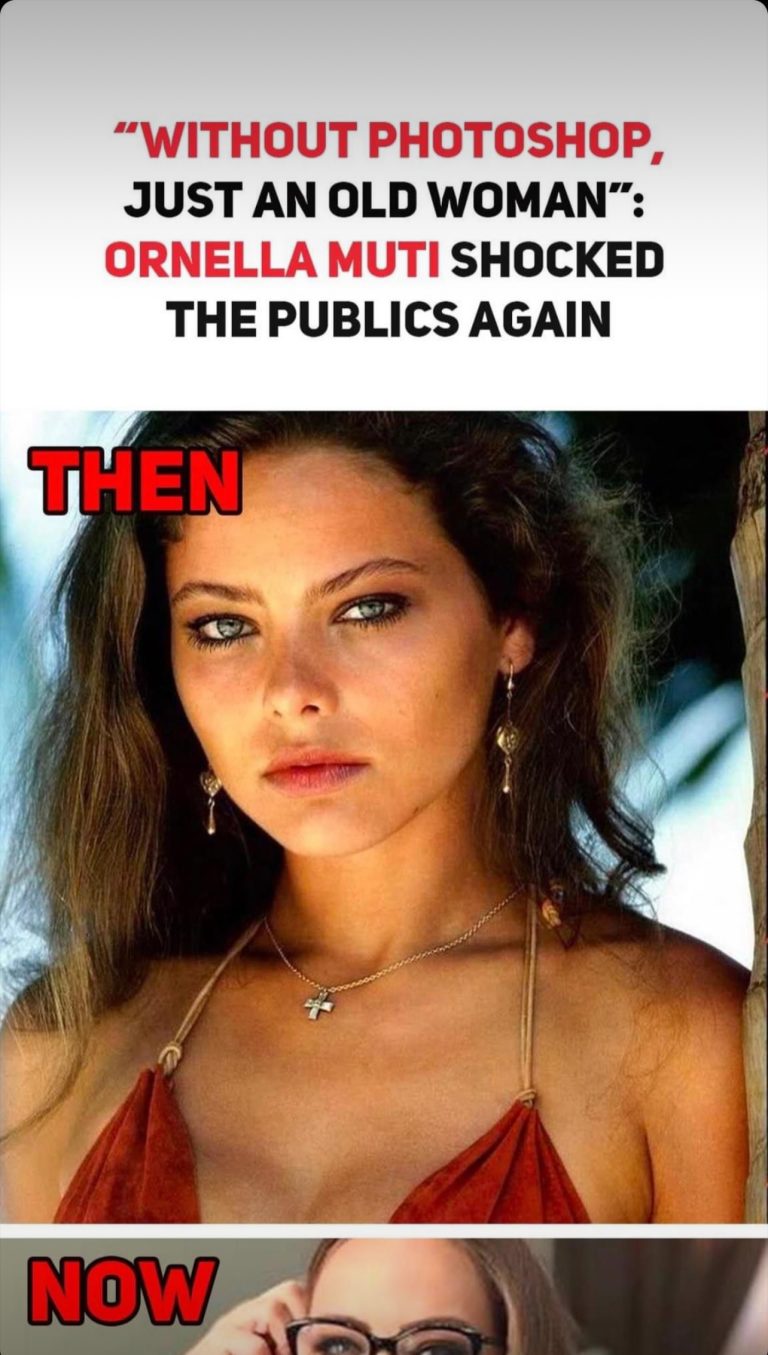 Without Photoshop, just an old woman”: Ornella Muti shocked the publlic again