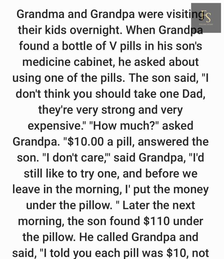 Grandma and Grandpa were visiting their kids overnight – and…