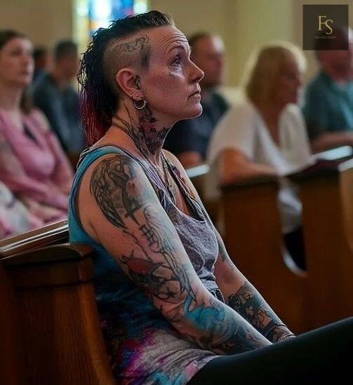 I saw an adult woman with many piercings and tattoos in church, and I felt uncomfortable. Am I wrong to think there are standards?